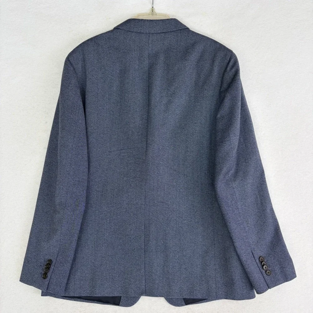 Banana Republic Mens 44R Blazer Fabbrica Alta Marzotto Italian Wool Sport Coat